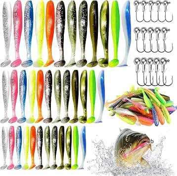 87 pièces leurre souple Barracuda, kit complet