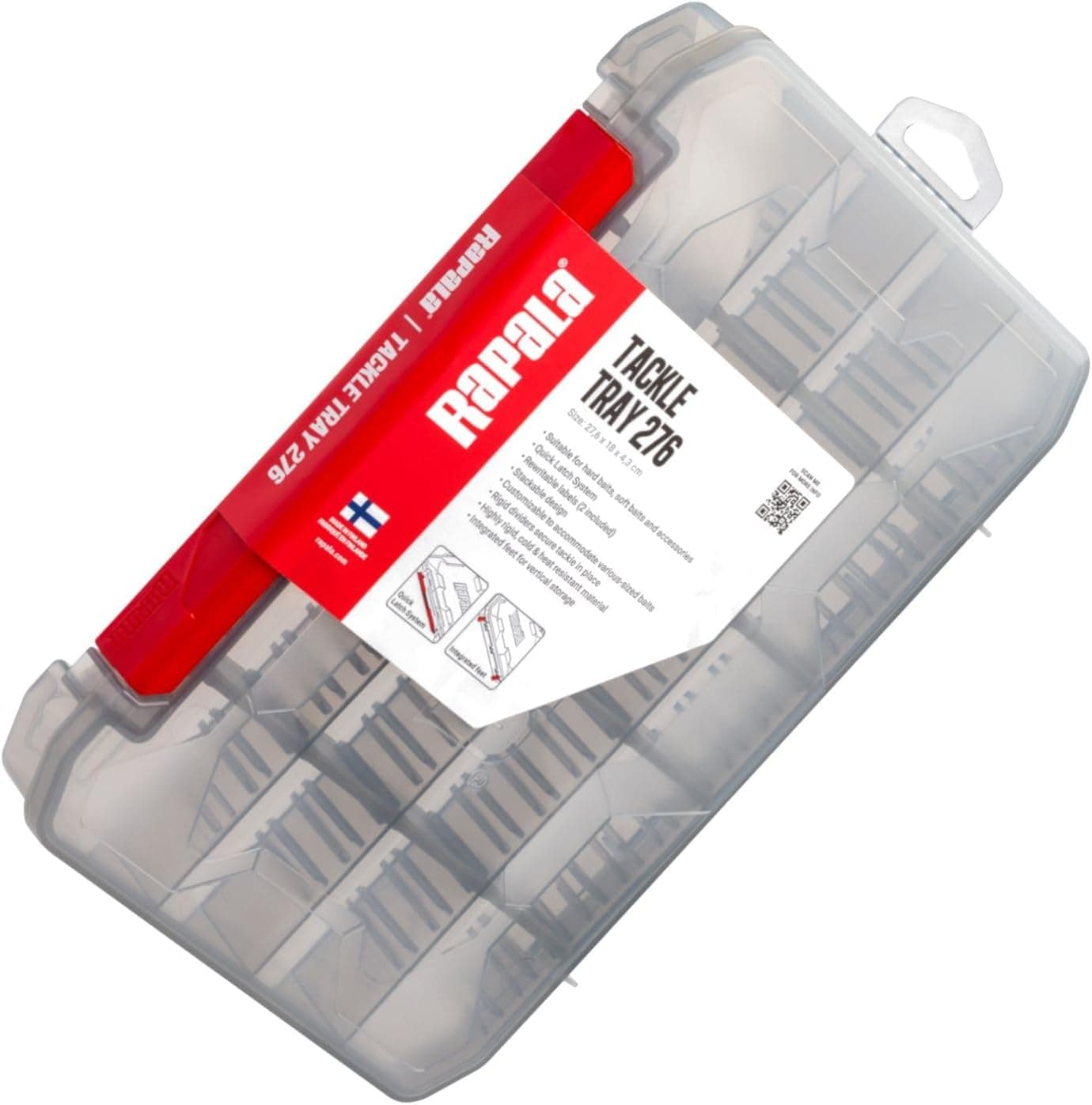 Rapala Tackle Tray 276 Boîte de Pêche Robuste