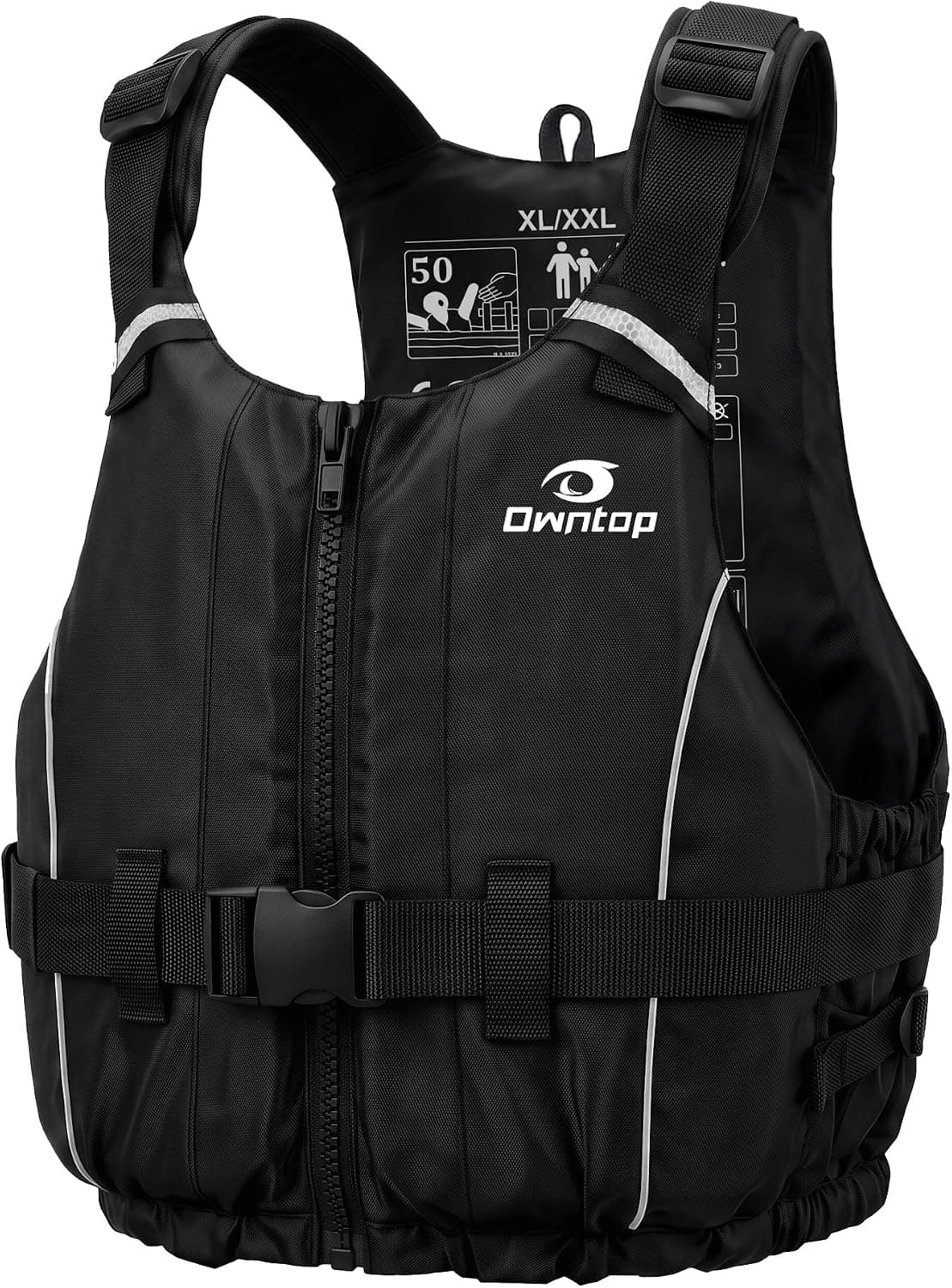 Owntop Gilet de Flottaison en Mousse avec Sangle d'Entrejambe